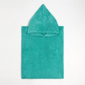 Полотенце-пончо Крошка Я «Гномик», цвет зелёный, размер 24-32, 100 % хлопок, 320 г/м2