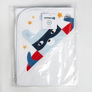 Полотенце детское Крошка Я "Super hero", 75x75 см, 100% xлопок. 340г/м2