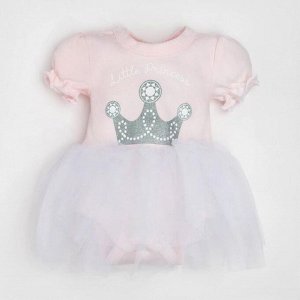 Боди с юбкой Крошка Я "Princess", цвет розовый.