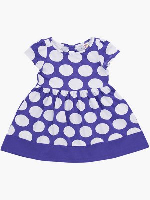 Платье в горох (98-122см) UD 1595 сирень