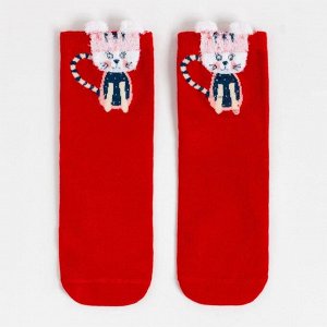 Подарочный набор KAFTAN "Merry Catmas" носки р, 36-39 (23-25 см), ёлочная игрушка