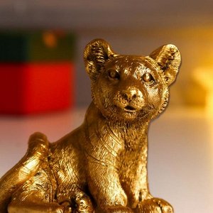 Сувенир полистоун "Золотой тигруля" МИКС 4,8х4х7,5 см