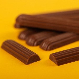 Фабрика счастья Шоколадные палочки «С Новым годом», вкус: карамель, 80 г.