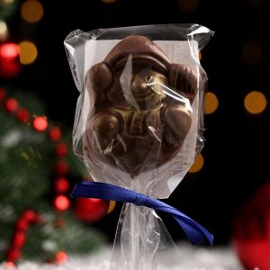 Шоколад фигурный «Снеговик на палочке», 45 г