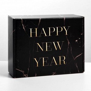 Коробка складная «Happy New year», 27 ? 21 ? 9 см