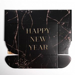 Коробка складная «Happy New year», 27 ? 21 ? 9 см