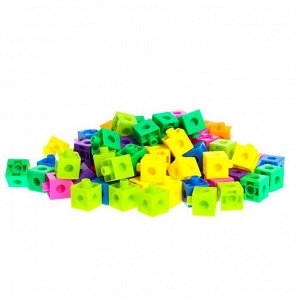 IQ-ZABIAKA Развивающий конструктор «Кубики», 100 деталей