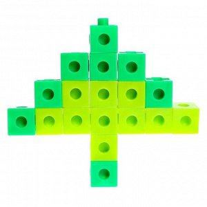 IQ-ZABIAKA Развивающий конструктор «Кубики», 100 деталей