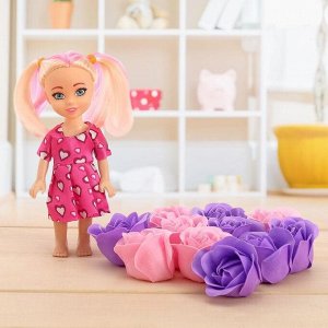 Набор подарочный «Самой красивой» кукла с мыльными лепестками, МИКС