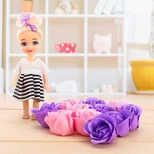 Набор подарочный «Самой красивой» кукла с мыльными лепестками, МИКС