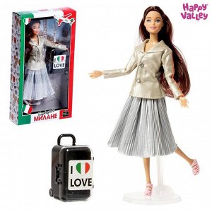 Кукла с чемоданом «Барбара в Милане», серия Вокруг света