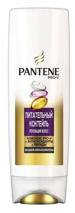 PANTENE Бальзам-ополаскиватель Питательный коктейль Реновация волос 360мл