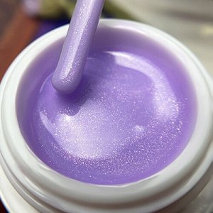 Pudding Gel Lilac конструирующий цветной гель с микроблеском NEW!