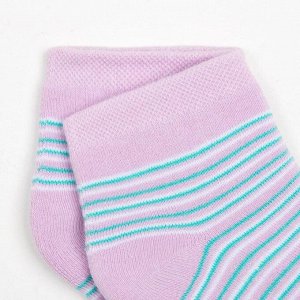 Носки женские махровые укороченные, цвет розовый, размер 23-25