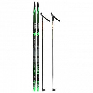 Комплект лыжный БРЕНД ЦСТ (Step, 185/145 (+/-5 см), крепление: NNN) цвета микс