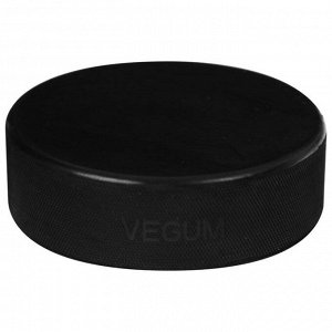 СИМА-ЛЕНД Шайба хоккейная VEGUM Junior, арт. 270 3640, диаметр 60 мм, высота 20 мм, вес 85-90 г, резина