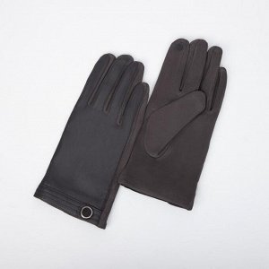 Перчатки мужские, безразмерные, без утеплителя, цвет серый 7357155