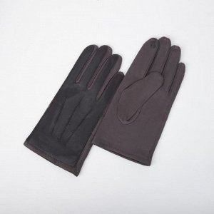 Перчатки мужские, безразмерные, без утеплителя, цвет серый 7357163