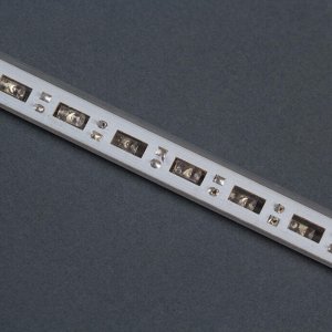 Светодиодная сосулька уличная "Тающая" 0,3 м, d=2 см, вилка, LED-18-220V, нить белая, свечение синее