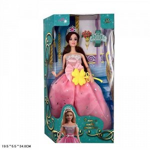 Кукла с подвижными суставами "Принцесса" ,кор.19,5*5,5*34 см