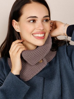 Воротник снуд женский вязаный