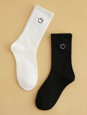 2 пары носки с мультипликационной вышивкой