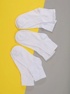 3 пары Однотонные носки