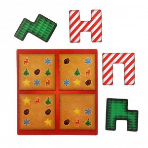 ЛАС ИГРАС Магнитная игра «Что задумал Дед Мороз», 48 карт, 4 магнитных детали