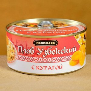 Плов узбекский «Праздничный» с курагой, 325 г, консервированный