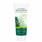 Мягкая пенка для умывания лица с экстрактом кактуса Natural Perfect Solution Cleansing Foam Cactus Flower