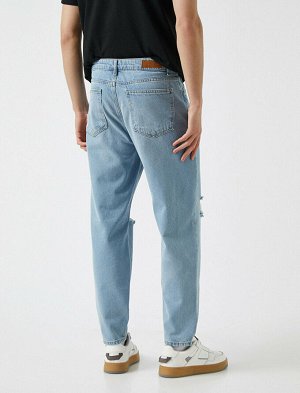 джинсы Материал: %100  Хлопок Параметры модели: рост: 188 cm, грудь: 96, талия: 78, бедра: 0 Надет размер: 32/34