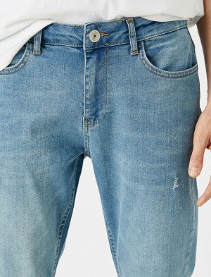 джинсы Материал: %98  Хлопок, %2  эластан