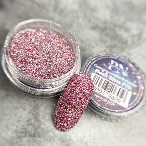 Светоотражающий глиттер Flash Glow Pink