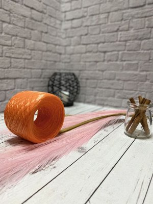 Нить для вязания мочалок Оранжевый (13)