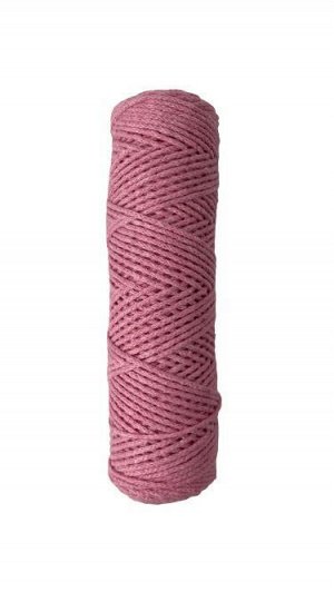 Шнур хлопковый 2 мм Светло-розовый (2126)