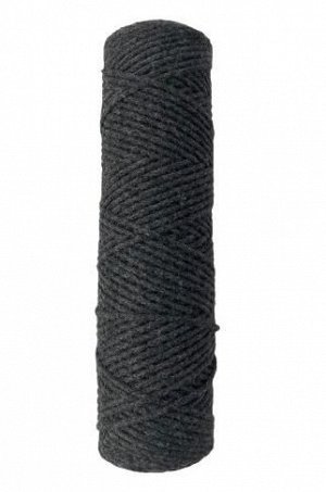 Шнур хлопковый 2 мм Темно-серый (2203)