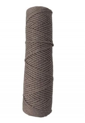 Шнур хлопковый 2 мм Серо-коричневый (2114)