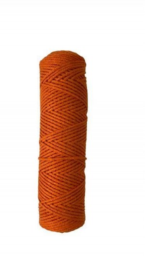 Шнур хлопковый 2 мм Оранжевый (2135)