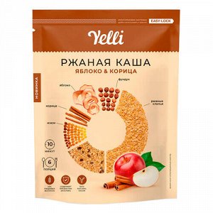 Каша ржаная "Яблоко-Корица" Yelli