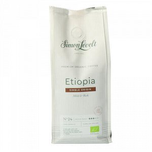 Кофе натуральный жареный молотый Cafe organico Ethiopie Simon Levelt, 250 г
