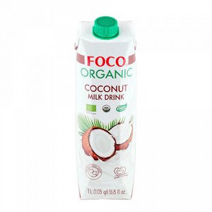Напиток кокосовый, молочный, без сахара FOCO