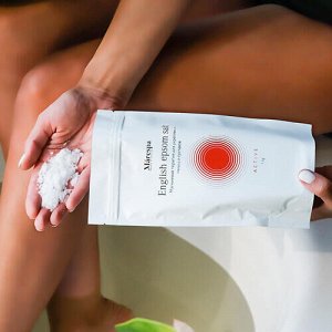 Соль для ванны "English epsom salt" с натуральным эфирным маслом розмарина и мяты Marespa, 4 кг