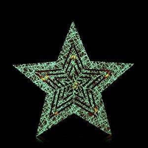 Новогодний декор с подсветкой «Звёздочка узорная» 26x5x25 см