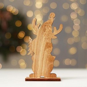 Новогодний декор «Милый олень с ёлочкой» 8x4x16 см