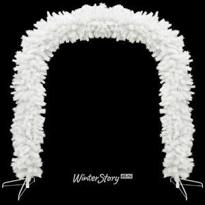 Арка хвойная декоративная 210*185 см белая, ПВХ (Ели Пенери)