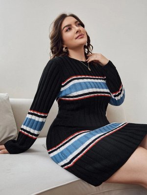 Платье-свитер размера плюс