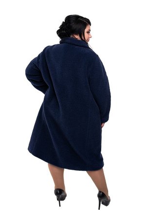 WOOLLAMB Пальто Классика XXL+ цвет ИНДИГО