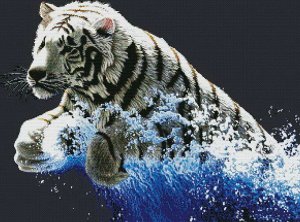 Набор для творчества Белоснежка Набор для вышивания Белый тигр3