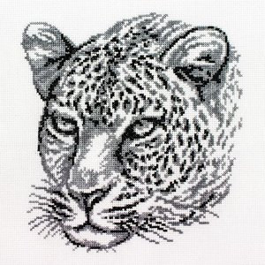 Набор для творчества Белоснежка Набор для вышивания крестиком Леопард 20х21.5 см69
