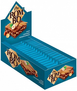 Вафли "Rombo" с ореховой начинкой 32 шт по 12,5 г